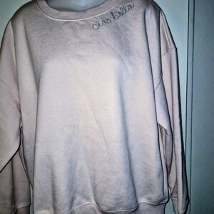 Pink Rose Light Pink Crew Neck Sweater